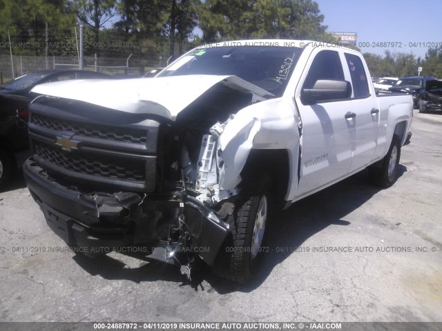 1GCRCPEH4FZ413517 - 2015 CHEVROLET SILVERADO C1500 WHITE photo 2