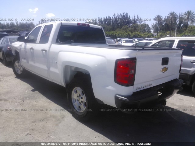 1GCRCPEH4FZ413517 - 2015 CHEVROLET SILVERADO C1500 WHITE photo 3