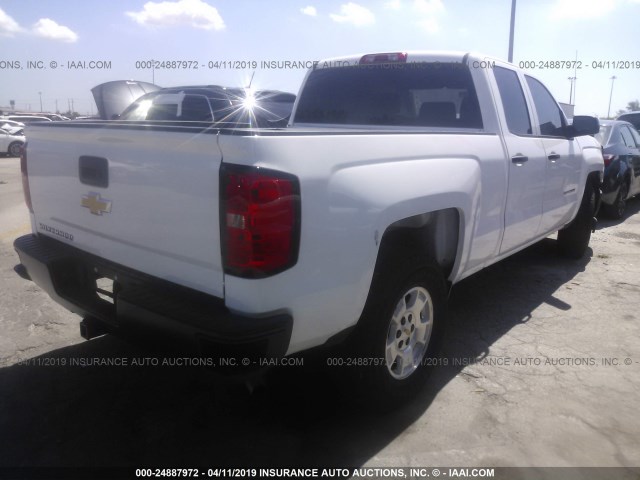 1GCRCPEH4FZ413517 - 2015 CHEVROLET SILVERADO C1500 WHITE photo 4