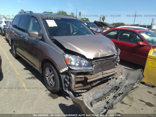 5FNRL38756B027710 - 2006 HONDA ODYSSEY EXL TAN photo 1