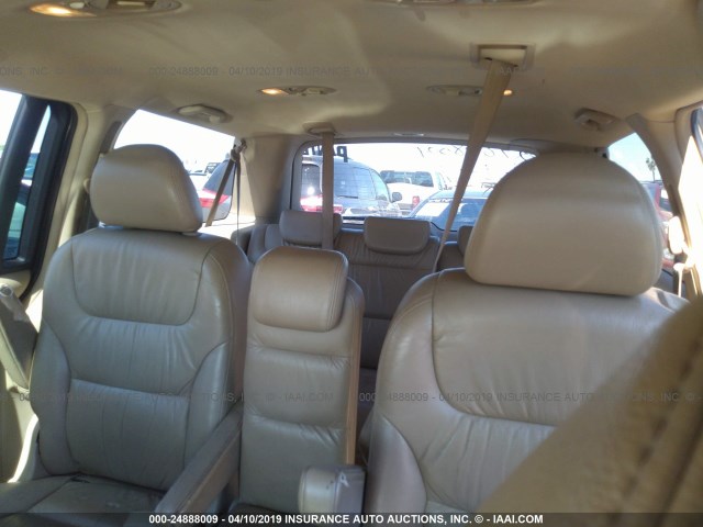 5FNRL38756B027710 - 2006 HONDA ODYSSEY EXL TAN photo 8