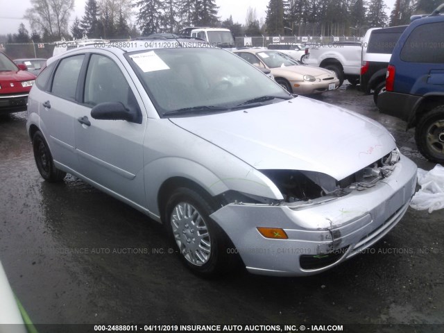 1FAFP37N47W110264 - 2007 FORD FOCUS ZX5/S/SE/SES SILVER photo 1