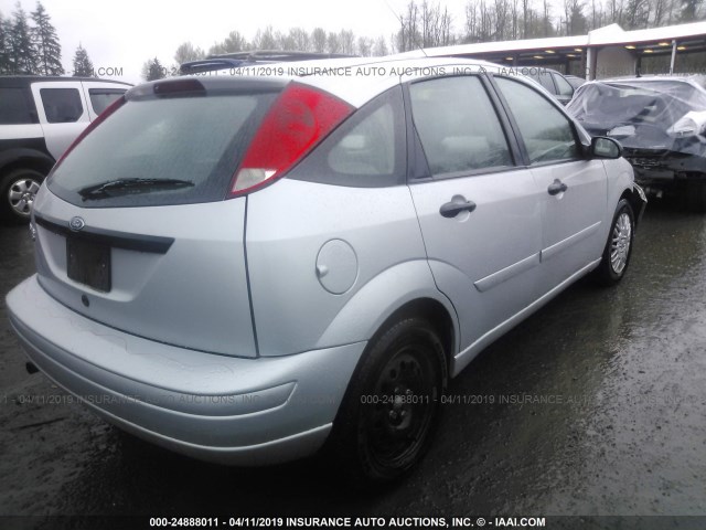 1FAFP37N47W110264 - 2007 FORD FOCUS ZX5/S/SE/SES SILVER photo 4
