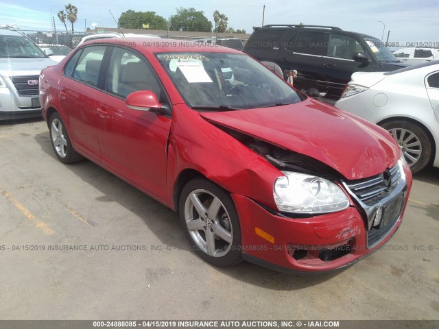 3VWAZ7AJXAM104033 - 2010 VOLKSWAGEN JETTA LIMITED RED photo 1