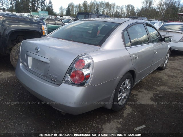 1N4AL11D56C223280 - 2006 NISSAN ALTIMA S/SL SILVER photo 4