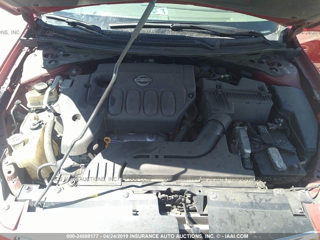 1N4AL21E29N403663 - 2009 NISSAN ALTIMA 2.5/2.5S RED photo 10