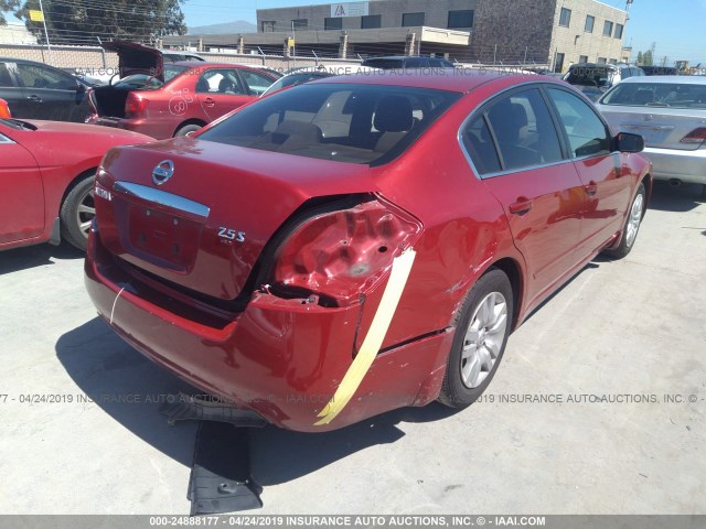 1N4AL21E29N403663 - 2009 NISSAN ALTIMA 2.5/2.5S RED photo 4