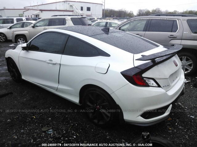 2HGFC3A59JH750475 - 2018 HONDA CIVIC SI WHITE photo 3