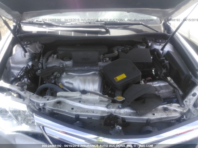 4T1BF1FK7EU306677 - 2014 TOYOTA CAMRY L/SE/LE/XLE 银色 照片 10