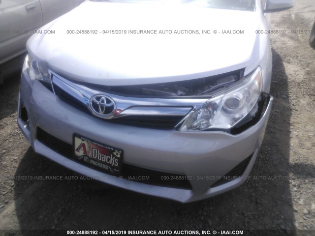4T1BF1FK7EU306677 - 2014 TOYOTA CAMRY L/SE/LE/XLE 银色 照片 6