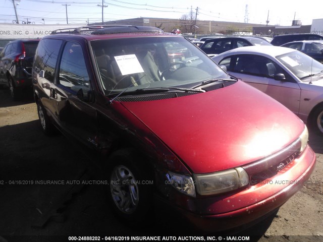 4N2DN1119VD813849 - 1997 NISSAN QUEST XE/GXE BURGUNDY photo 1