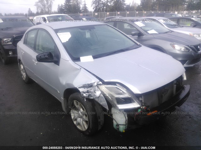 3N1AB6AP0CL715142 - 2012 NISSAN SENTRA 2.0/2.0S/SR/2.0SL SILVER photo 1