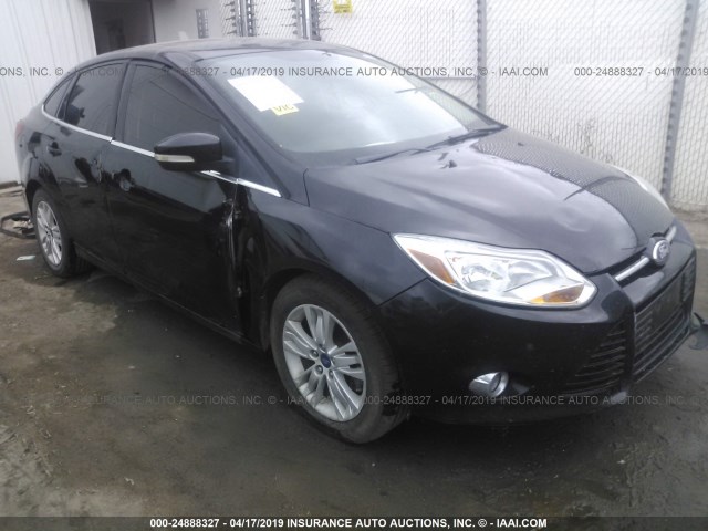 1FAHP3H2XCL107474 - 2012 FORD FOCUS SEL BLACK photo 6