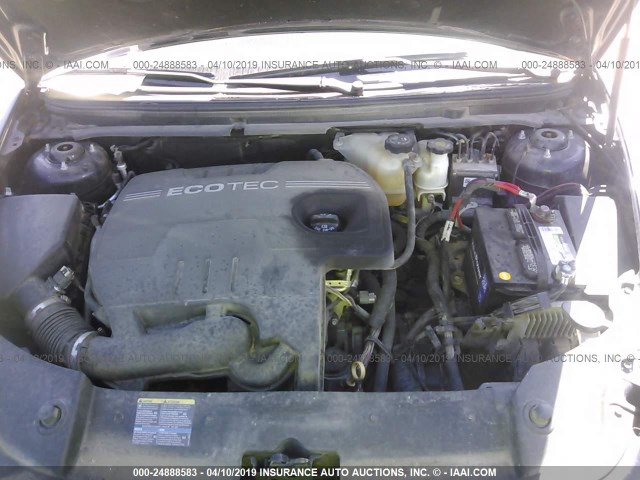 1G1ZB5EB7AF113220 - 2010 CHEVROLET MALIBU LS BLUE photo 10