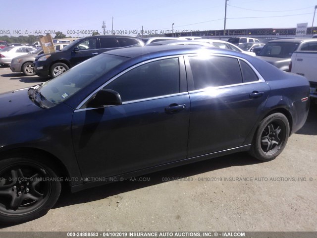 1G1ZB5EB7AF113220 - 2010 CHEVROLET MALIBU LS BLUE photo 2