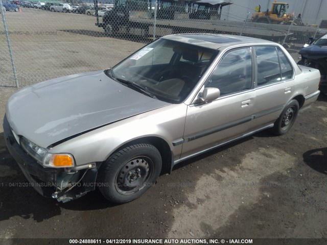 JHMCB7669LC039702 - 1990 HONDA ACCORD EX/EX-R Pewter photo 2