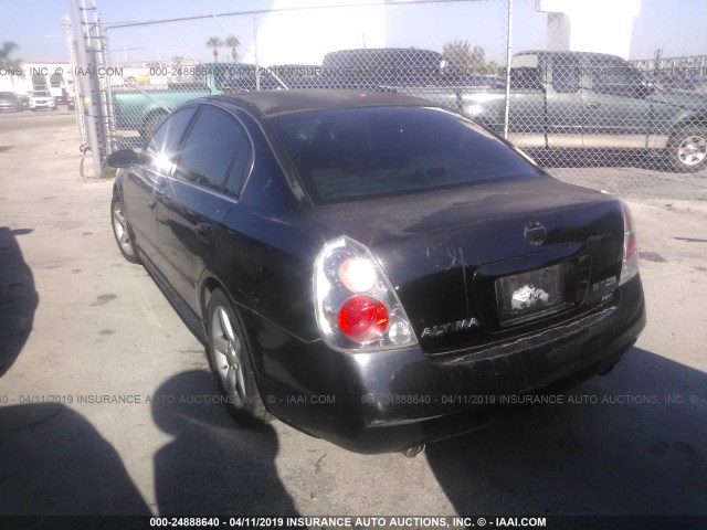 1N4BL11D06C153126 - 2006 NISSAN ALTIMA SE/SL/SE-R BLACK photo 3