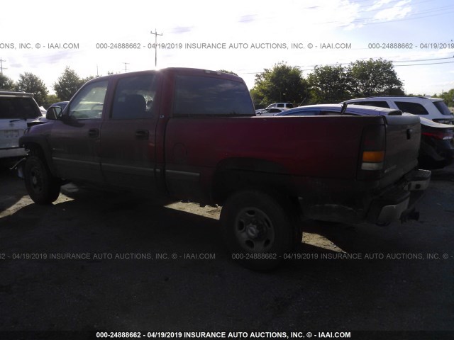 1GCHC23U42F245100 - 2002 CHEVROLET SILVERADO C2500 HEAVY DUTY RED photo 3