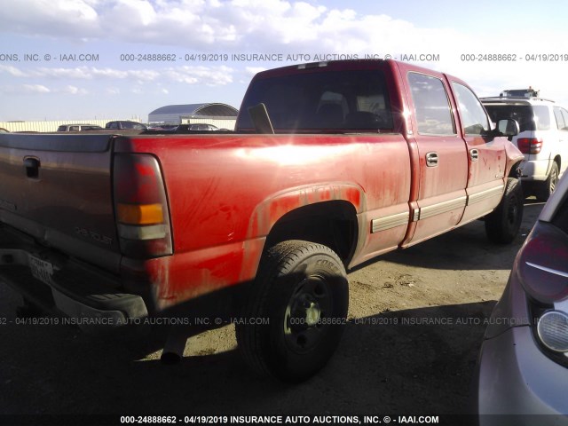 1GCHC23U42F245100 - 2002 CHEVROLET SILVERADO C2500 HEAVY DUTY RED photo 4