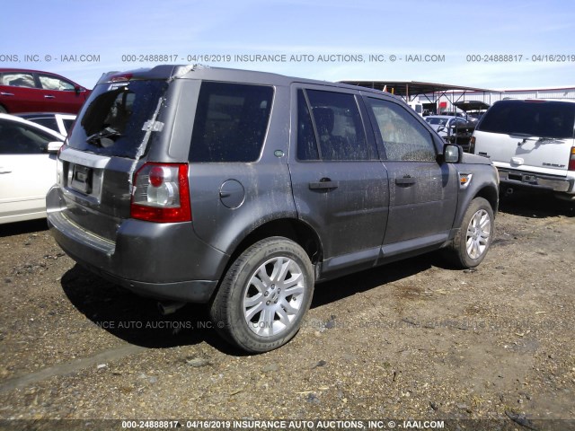 SALFP24N78H042758 - 2008 LAND ROVER LR2 SE GRAY photo 4