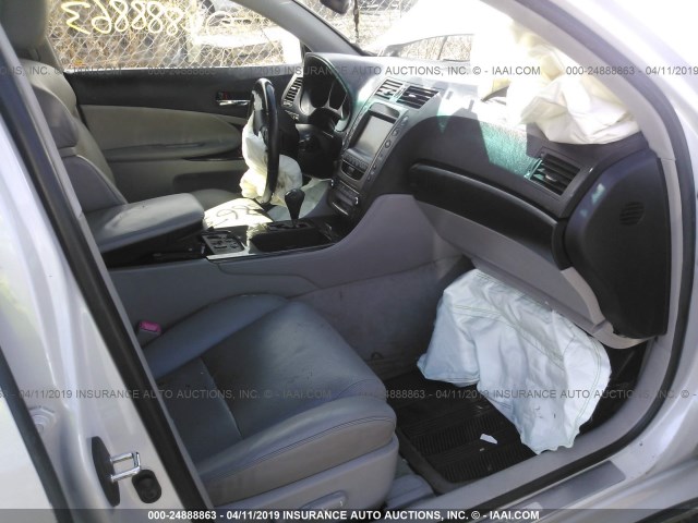 JTHCH96S260011737 - 2006 LEXUS GS GENERATION 200 300 WHITE photo 5