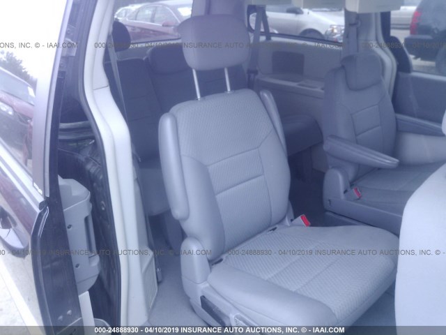 2D4RN5D18AR145838 - 2010 DODGE GRAND CARAVAN SXT Dark Blue photo 8