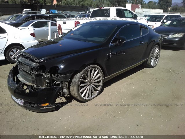 SCBCR73W99C059610 - 2009 BENTLEY CONTINENTAL GT BLACK photo 2