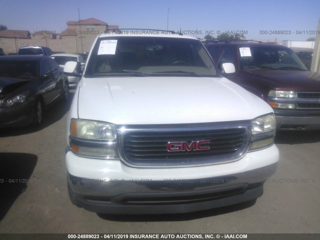 1GKEC13T45R113109 - 2005 GMC YUKON WHITE photo 6