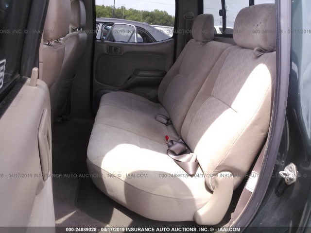 5TEGN92N72Z019936 - 2002 TOYOTA TACOMA DOUBLE CAB PRERUNNER GREEN photo 8
