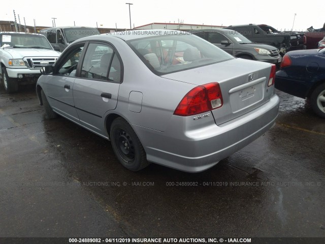 2HGES16384H626891 - 2004 HONDA CIVIC DX VP Gümüş foto 3