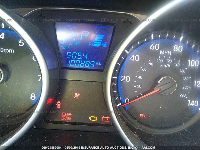 KM8JU3AC0BU269982 - 2011 HYUNDAI TUCSON GLS/LIMITED შავი ფოტო 7