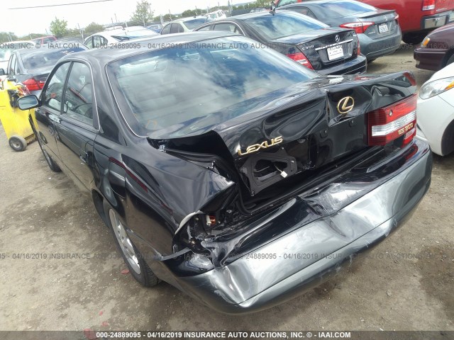 JT8BF28G810332322 - 2001 LEXUS ES 300 BLACK photo 3