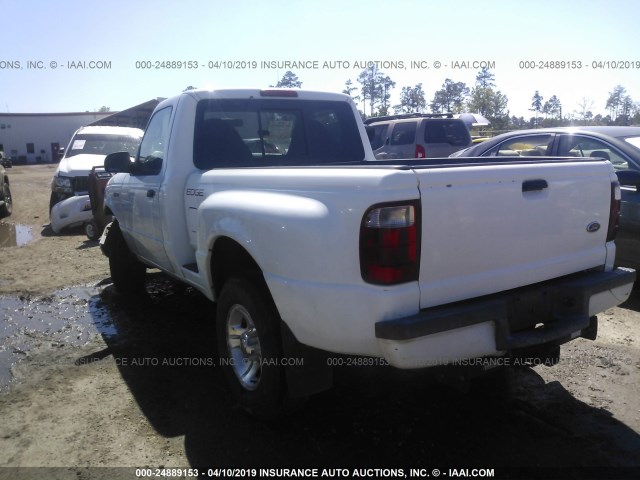 1FTYR10U93PB02006 - 2003 FORD RANGER WHITE photo 3