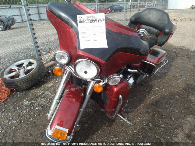 1HD1FCW1X6Y639578 - 2006 HARLEY-DAVIDSON FLHTCUI RED photo 2