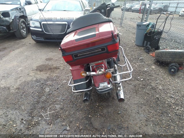 1HD1FCW1X6Y639578 - 2006 HARLEY-DAVIDSON FLHTCUI RED photo 6