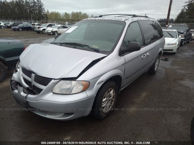 1D4GP44303B301062 - 2003 DODGE GRAND CARAVAN SPORT SILVER photo 2