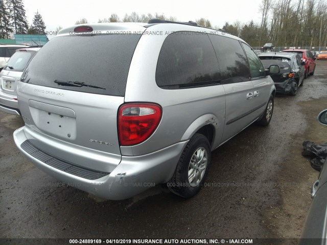 1D4GP44303B301062 - 2003 DODGE GRAND CARAVAN SPORT SILVER photo 4