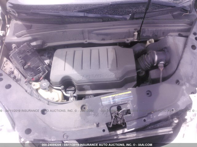 1GKEV33768J263301 - 2008 GMC ACADIA SLT-2 ოქროსფერი ფოტო 10