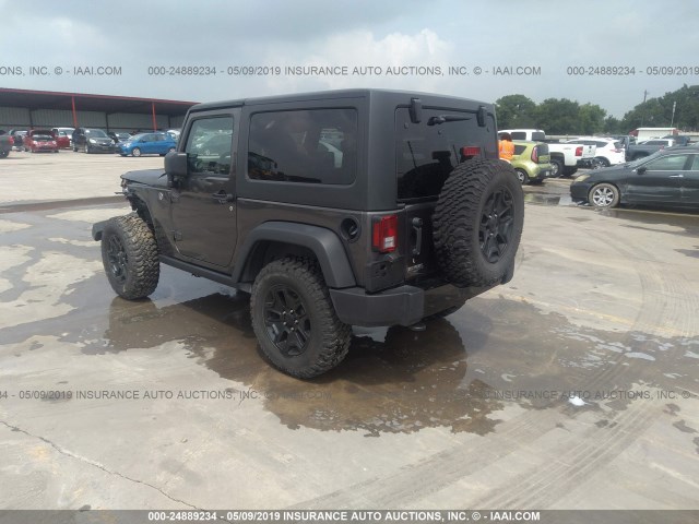 1C4AJWAG3JL860765 - 2018 JEEP WRANGLER SPORT BLACK photo 3