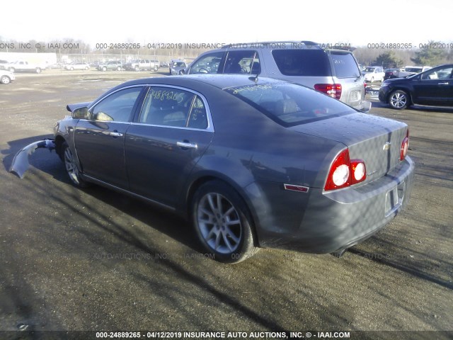 1G1ZK57728F184179 - 2008 CHEVROLET MALIBU LTZ GRAY photo 3