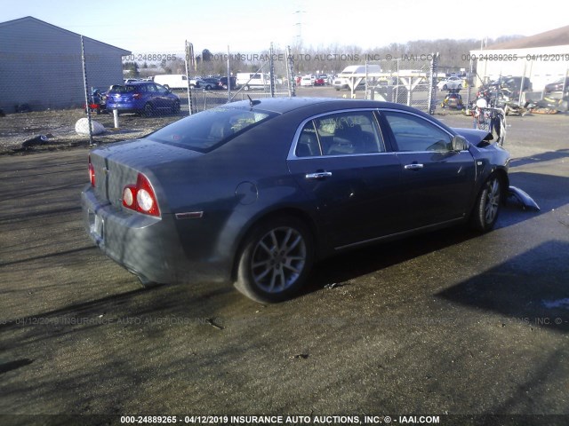 1G1ZK57728F184179 - 2008 CHEVROLET MALIBU LTZ GRAY photo 4