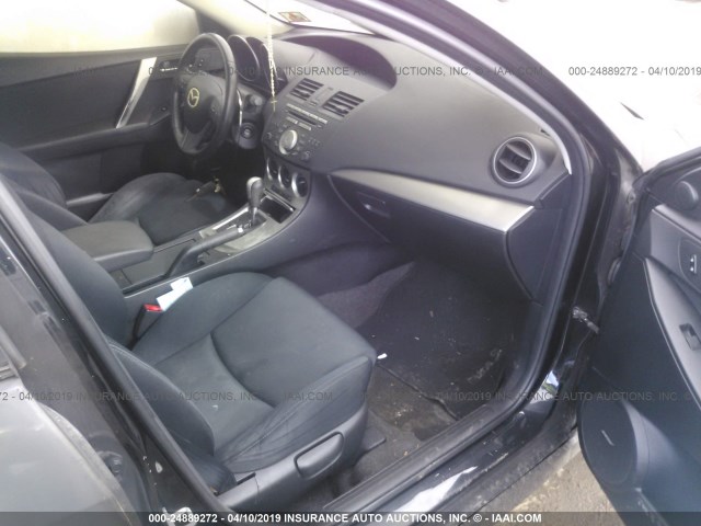 JM1BL1H65A1223595 - 2010 MAZDA 3 S BLACK photo 5