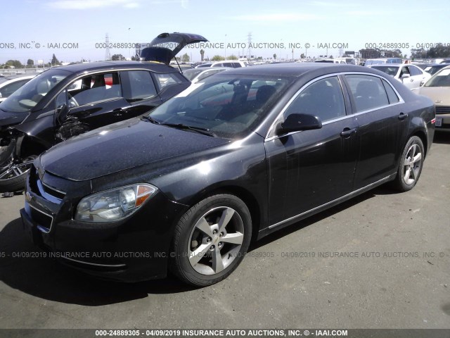 1G1ZC5E15BF302616 - 2011 CHEVROLET MALIBU 1LT 黑色 照片 2