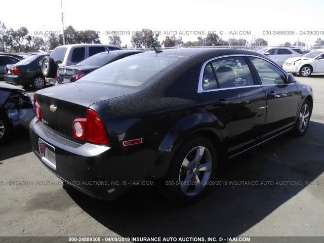 1G1ZC5E15BF302616 - 2011 CHEVROLET MALIBU 1LT 黑色 照片 4