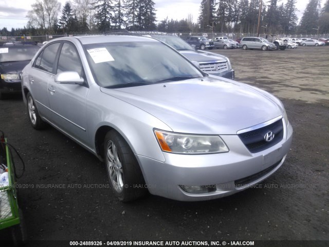 5NPEU46F76H128339 - 2006 HYUNDAI SONATA GLS/LX SILVER photo 1