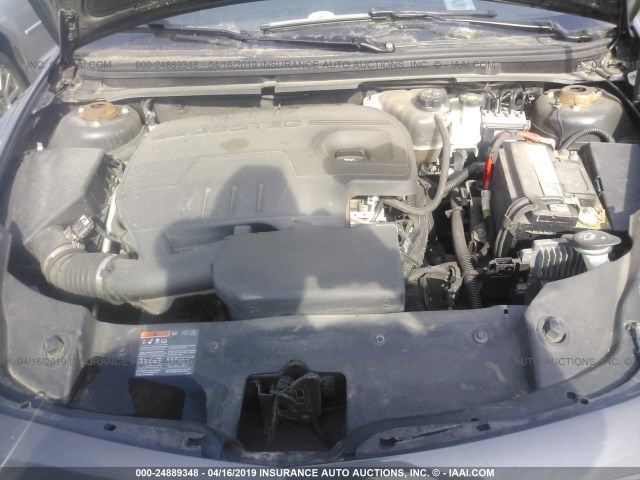 1G1ZC5E05CF312197 - 2012 CHEVROLET MALIBU 1LT 灰色 照片 10