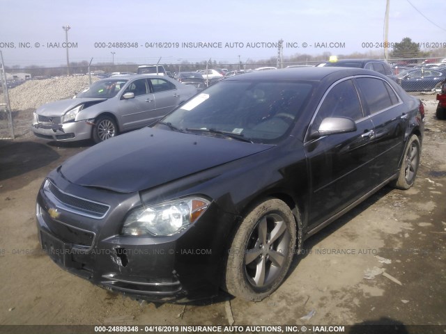 1G1ZC5E05CF312197 - 2012 CHEVROLET MALIBU 1LT 灰色 照片 2