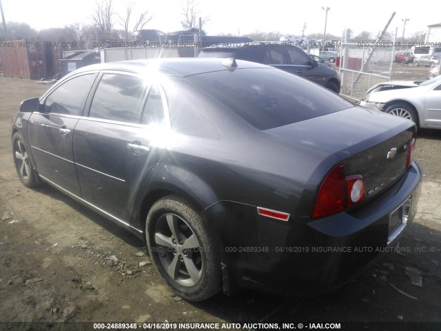 1G1ZC5E05CF312197 - 2012 CHEVROLET MALIBU 1LT 灰色 照片 3