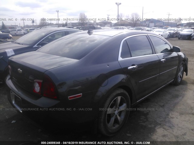 1G1ZC5E05CF312197 - 2012 CHEVROLET MALIBU 1LT 灰色 照片 4