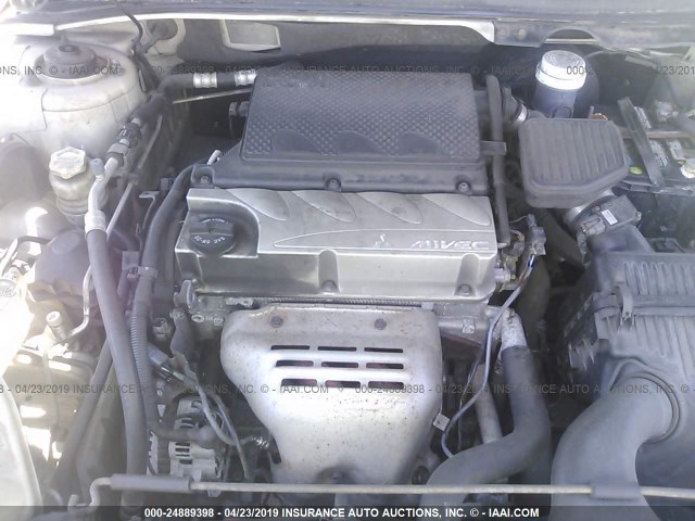 4A3AB36F74E092791 - 2004 MITSUBISHI GALANT ES MEDIUM/LS MEDIUM WHITE photo 10